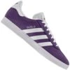 Adidas Originals Gazelle Freizeitsneaker Rich Purple/Cloud White/Cloud White Damen, Herren