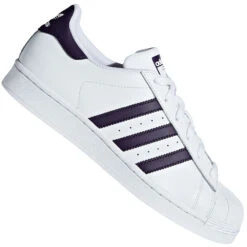 Adidas Originals Superstar Schnürschuhe Footwear White/Legend Purple/Core Black Damen