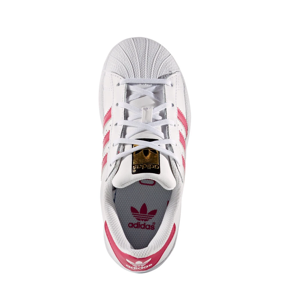 Adidas Originals Superstar C Turnschuhe White/Bold Pink Kinder 4 Adidas Originals Superstar C Turnschuhe White/Bold Pink Kinder - Image 2