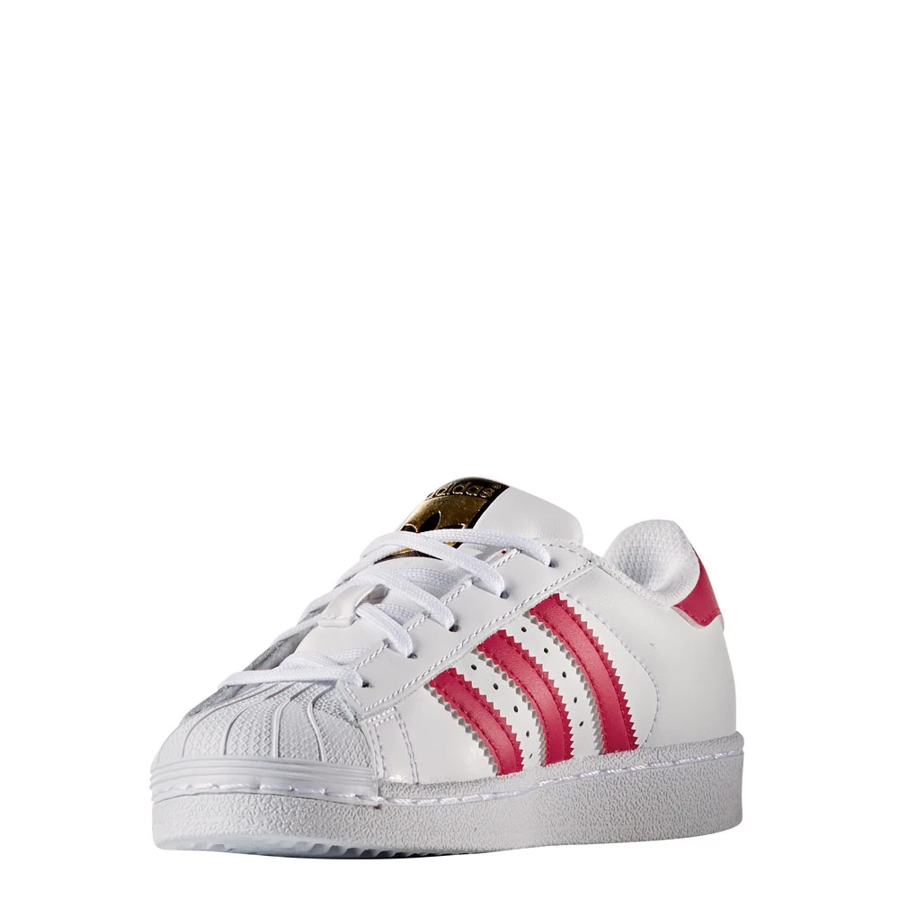Adidas Originals Superstar C Turnschuhe White/Bold Pink Kinder 9 Adidas Originals Superstar C Turnschuhe White/Bold Pink Kinder - Image 7