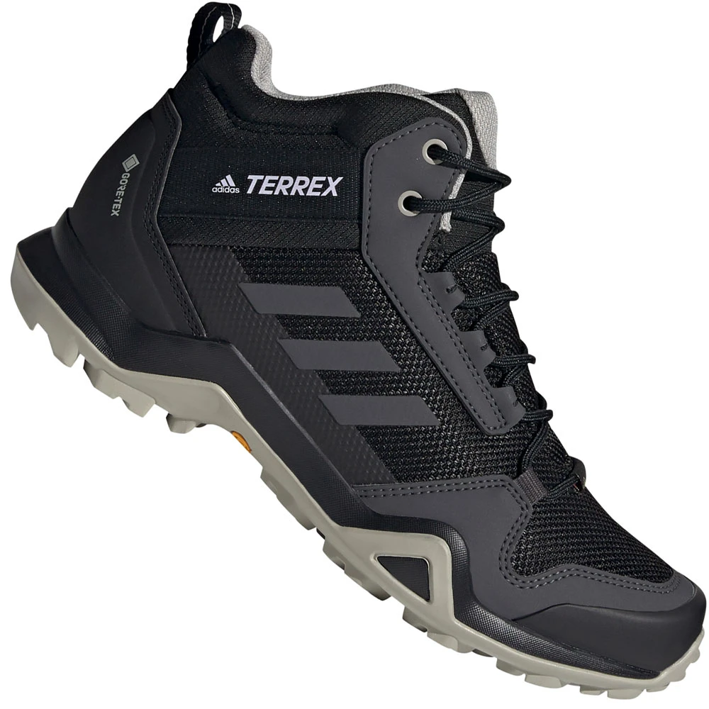 Adidas Performance Terrex AX3 Gore-Tex Mid Wanderschuhe Core Black/Solid Grey/Metal Grey Damen 3 Adidas Performance Terrex AX3 Gore-Tex Mid Wanderschuhe Core Black/Solid Grey/Metal Grey Damen