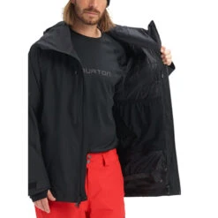 Burton [ak] Gore-Tex Swash Snowboardjacke True Black Herren -Ski Equipment Sale ak burton swash jacket true black 10001106 001 02 grossEUbn96SgAXVrN