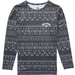 Billabong Warm Up Tech Tee Larngarmshirt Wandering Black Damen