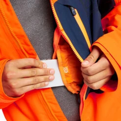 Burton [ak] Gore-Tex Cyclic Schneejacke Clownfish Orange/Dress Blue Herren -Ski Equipment Sale burton ak gore tex cyclic jacket 10002108802 03 gross