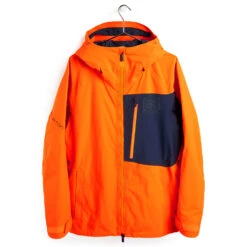 Burton [ak] Gore-Tex Cyclic Schneejacke Clownfish Orange/Dress Blue Herren -Ski Equipment Sale burton ak gore tex cyclic jacket 10002108802 07 gross