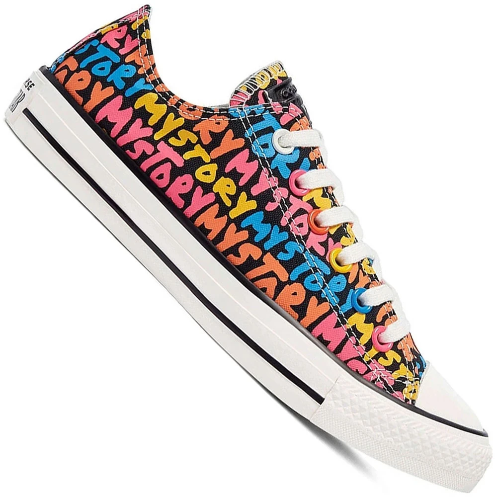 Converse CT All Star OX Sneaker Black Bold/Mandarin White Damen 3 Converse CT All Star OX Sneaker Black Bold/Mandarin White Damen