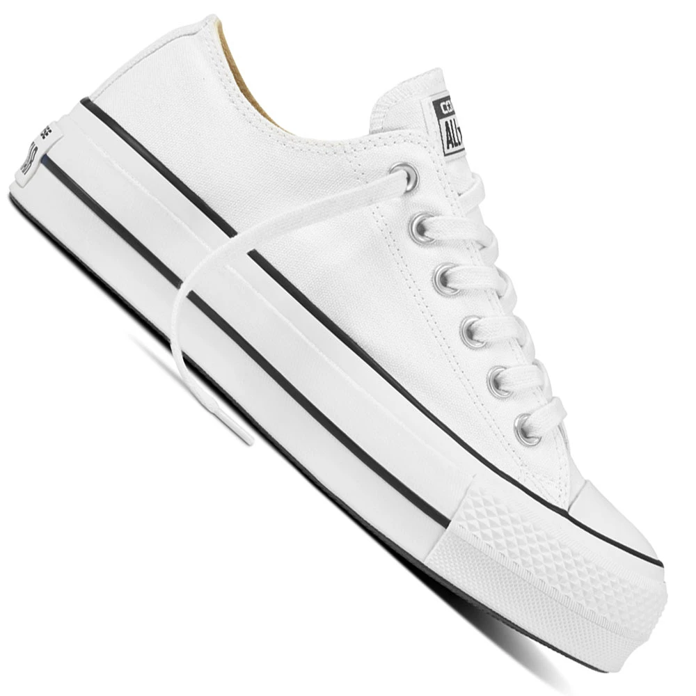 Converse CT All Star Lift OX Plateau-Sneaker White/Black/White Damen 3 Converse CT All Star Lift OX Plateau-Sneaker White/Black/White Damen
