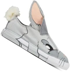 Converse CT All Star Creatures OX Schuhe Pure Platinum/Wolf Grey/White Kinder