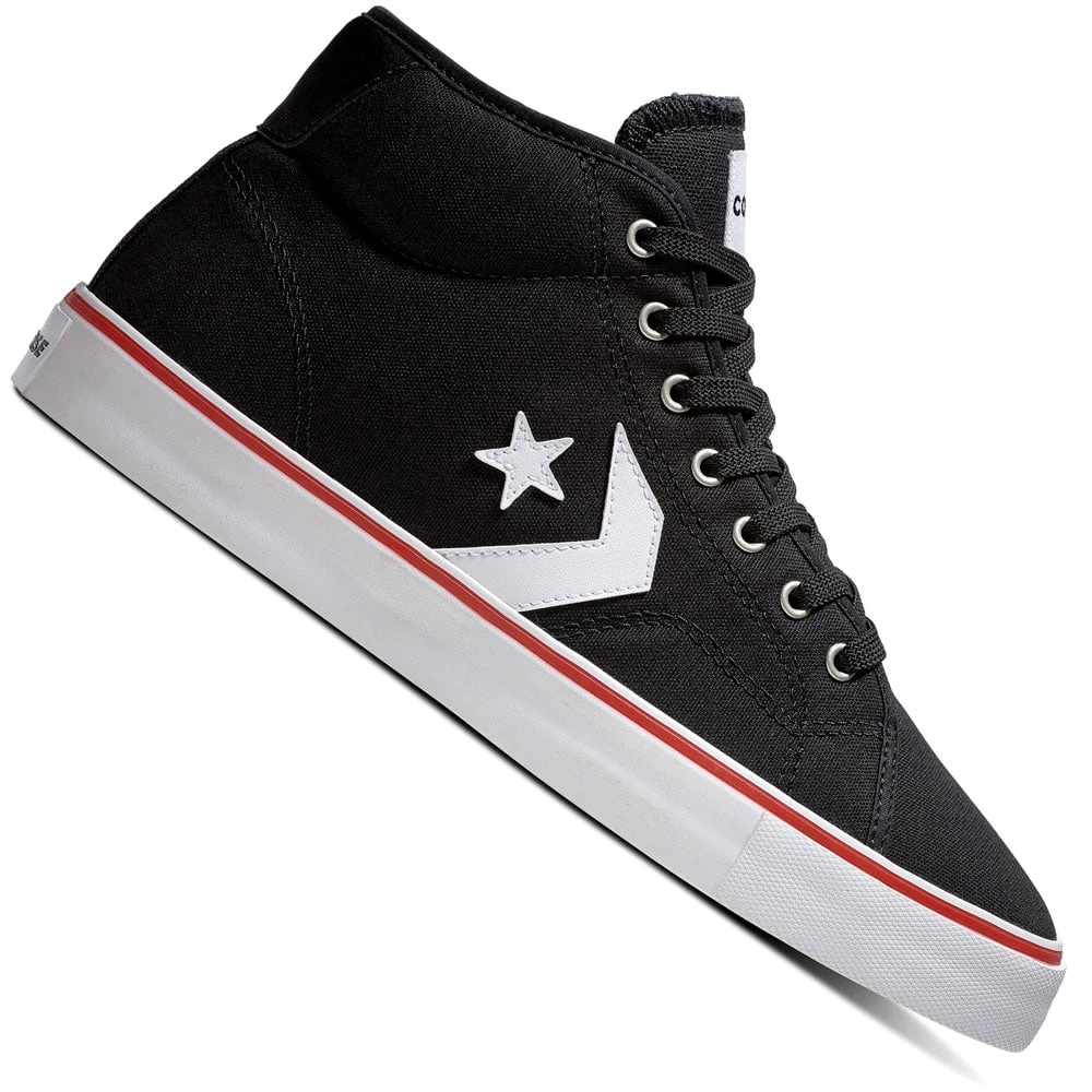 Converse Star Replay Mid Turnschuhe Black/Black/White Damen, Herren 3 Converse Star Replay Mid Turnschuhe Black/Black/White Damen, Herren