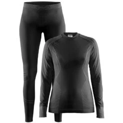 Craft Seamless Zone Set Wäscheset Black Damen