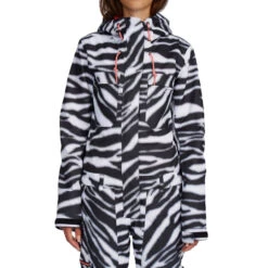 DC Vanguard Jumpsuit Schneeanzug Zebra White Damen -Ski Equipment Sale dc vanguard jumpsuit adjts03001 xwwk 03 gross