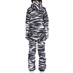 DC Vanguard Jumpsuit Schneeanzug Zebra White Damen -Ski Equipment Sale dc vanguard jumpsuit adjts03001 xwwk 05 gross