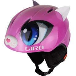Giro Launch Plus Skihelm Pink Meow Kinder