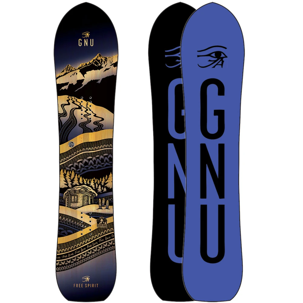Gnu Free Spirit Snowboard Damen 3 Gnu Free Spirit Snowboard Damen