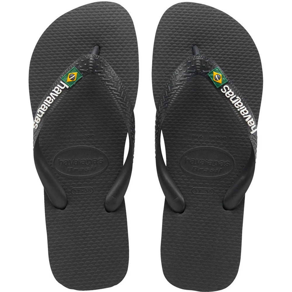 Havaianas Brasil Logo Zehenstegsandalen Black Damen, Herren 3 Havaianas Brasil Logo Zehenstegsandalen Black Damen, Herren