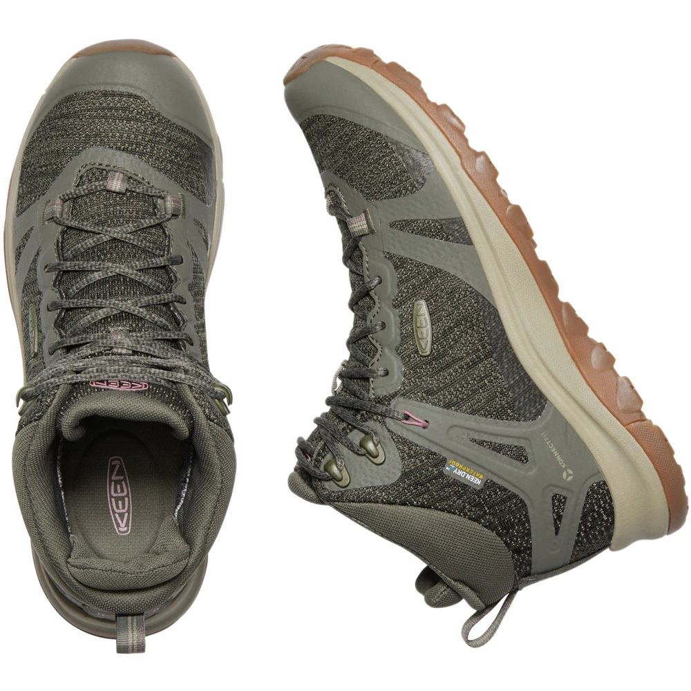 Keen Terradora Mid II Wanderschuhe Dusty Olive/Nostalgia Rose Damen 4 Keen Terradora Mid II Wanderschuhe Dusty Olive/Nostalgia Rose Damen - Image 2