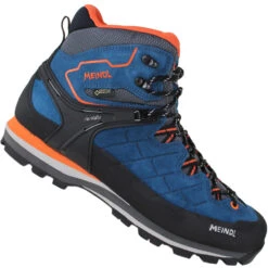 Meindl Litepeak Gore-Tex Bergschuhe Blue/Orange Herren