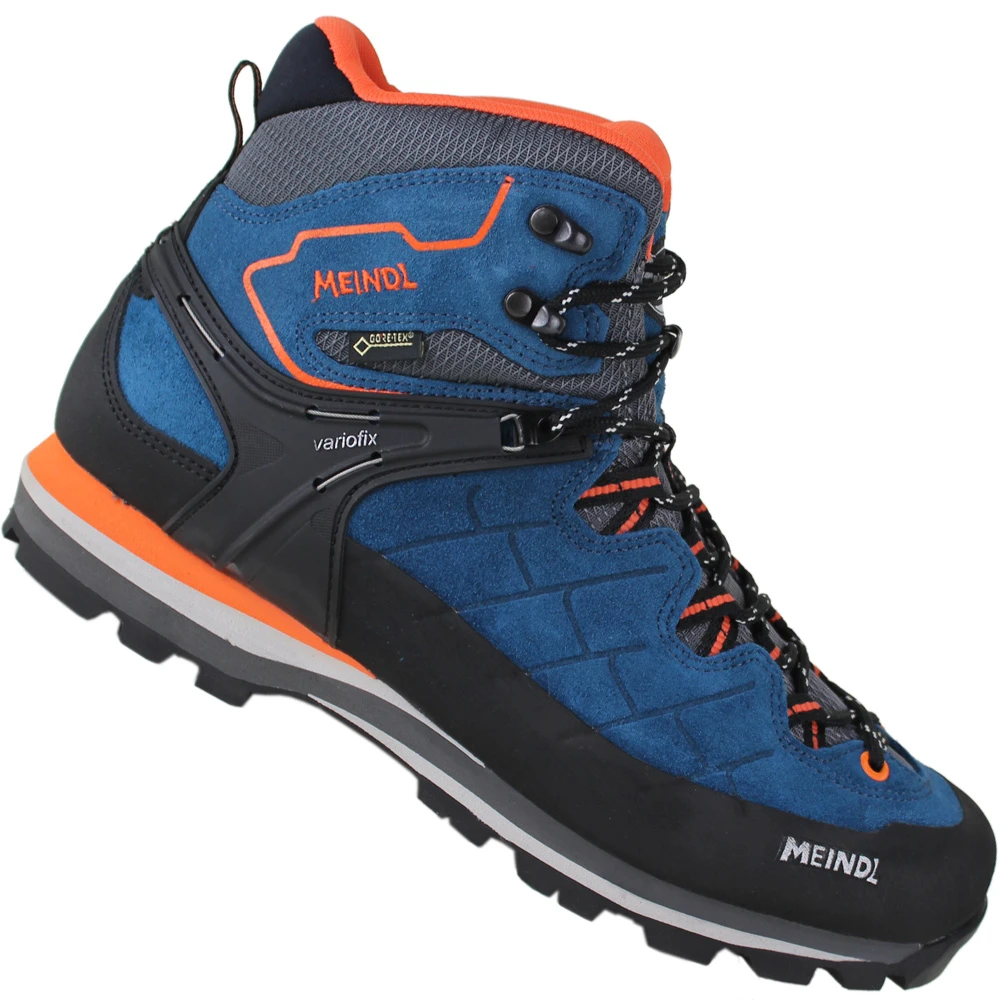 Meindl Litepeak Gore-Tex Bergschuhe Blue/Orange Herren 3 Meindl Litepeak Gore-Tex Bergschuhe Blue/Orange Herren