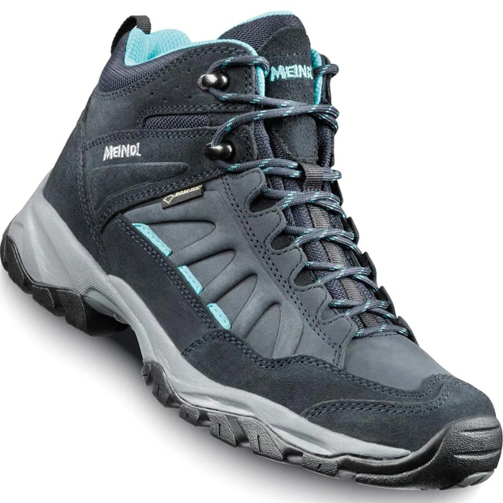 Meindl Nebraska Mid Gore-Tex Wanderschuhe Nachtblau/Grün Damen 3 Meindl Nebraska Mid Gore-Tex Wanderschuhe Nachtblau/Grün Damen