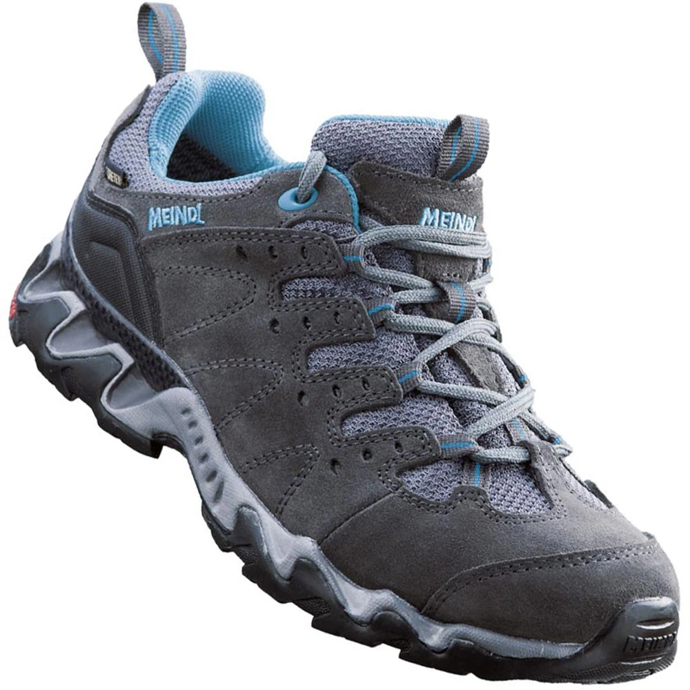 Meindl Portland Gore-Tex Wanderschuhe Grey/Petrol Damen 3 Meindl Portland Gore-Tex Wanderschuhe Grey/Petrol Damen