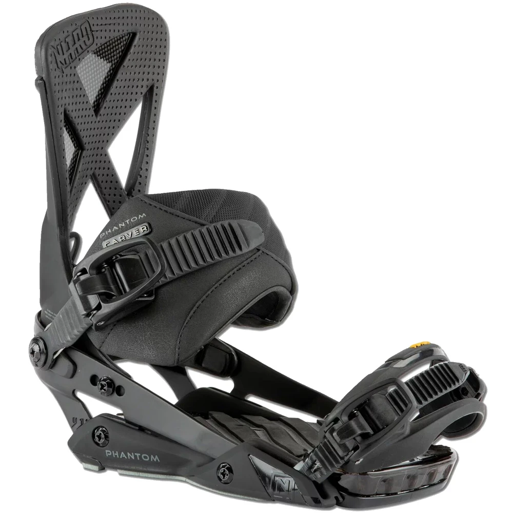 Nitro Phantom Carver Snowboard-Bindung Ultra Black Herren 3 Nitro Phantom Carver Snowboard-Bindung Ultra Black Herren