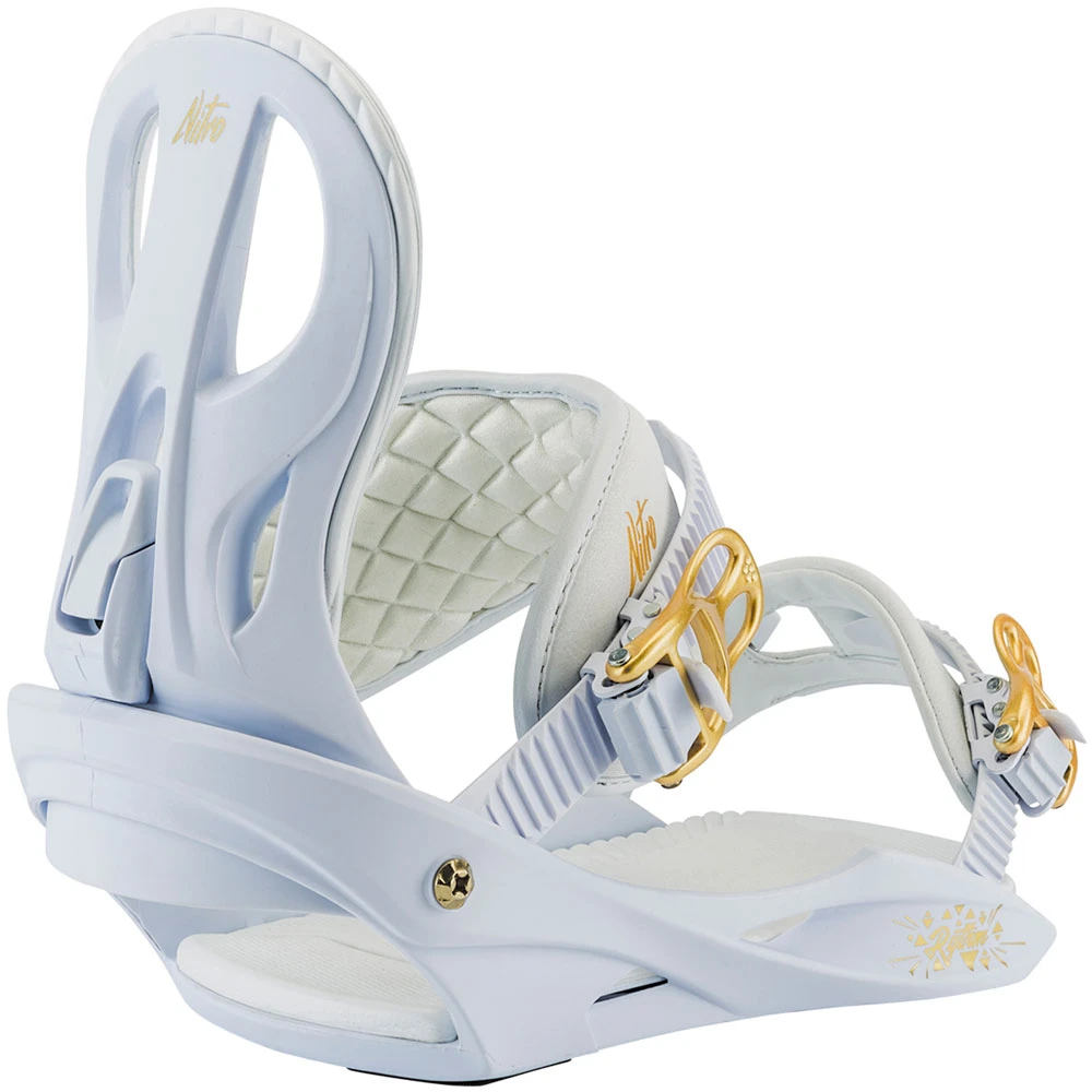Nitro Rythm Snowboardbindung White/Gold Damen 4 Nitro Rythm Snowboardbindung White/Gold Damen - Image 2