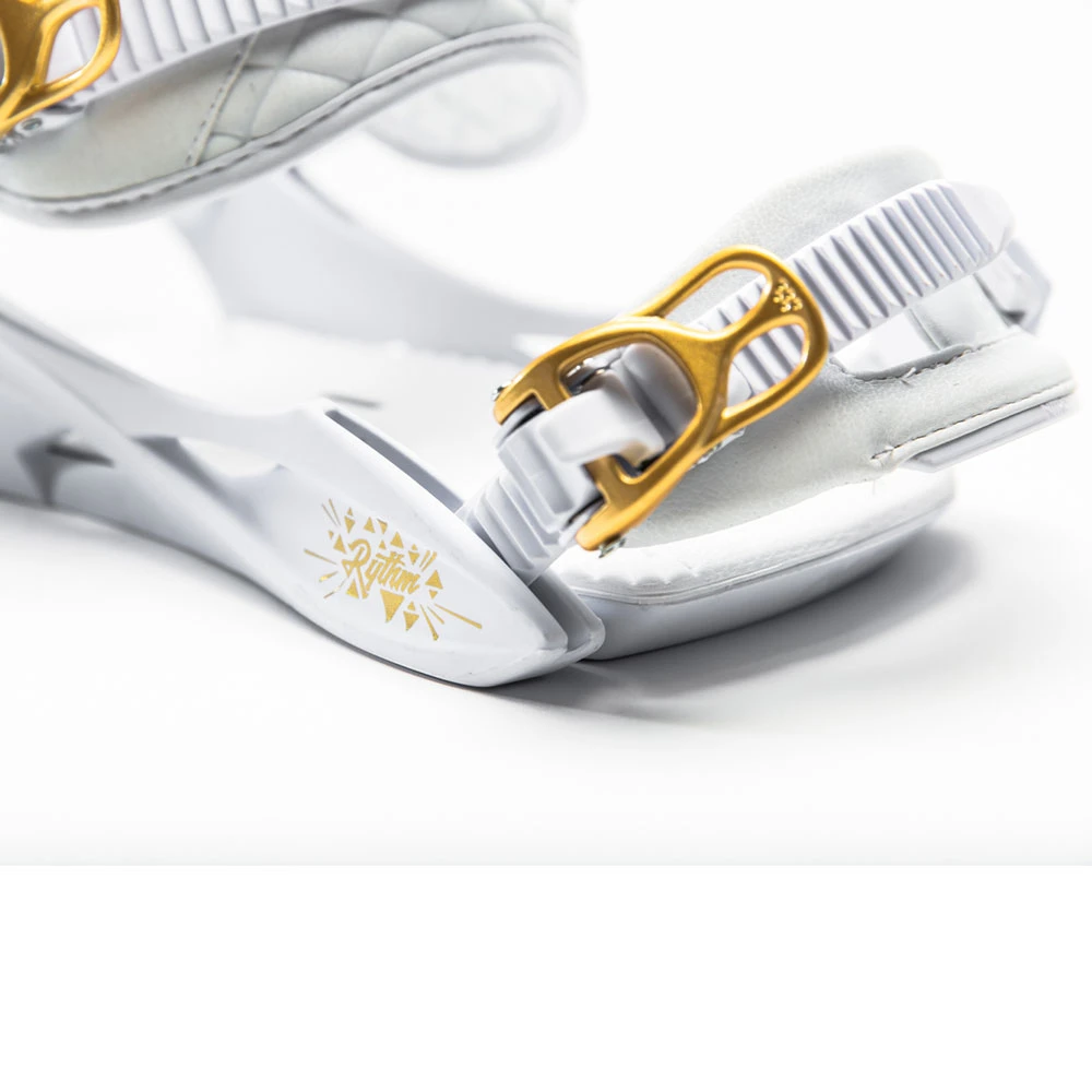 Nitro Rythm Snowboardbindung White/Gold Damen 6 Nitro Rythm Snowboardbindung White/Gold Damen - Image 4