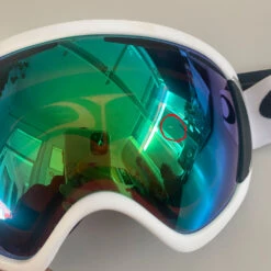 Oakley Canopy Fundgrube Skibrille Matte White/Prizm Jade Iridium Damen, Herren -Ski Equipment Sale oakley canopy fundgrube oo7047 65 01 gross