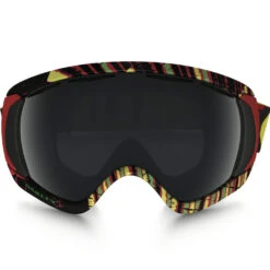 Oakley Canopy Snowboardbrille Stumped Rasta/Dark Grey Damen, Herren -Ski Equipment Sale oakley canopy oo7047 59 471 01 gross