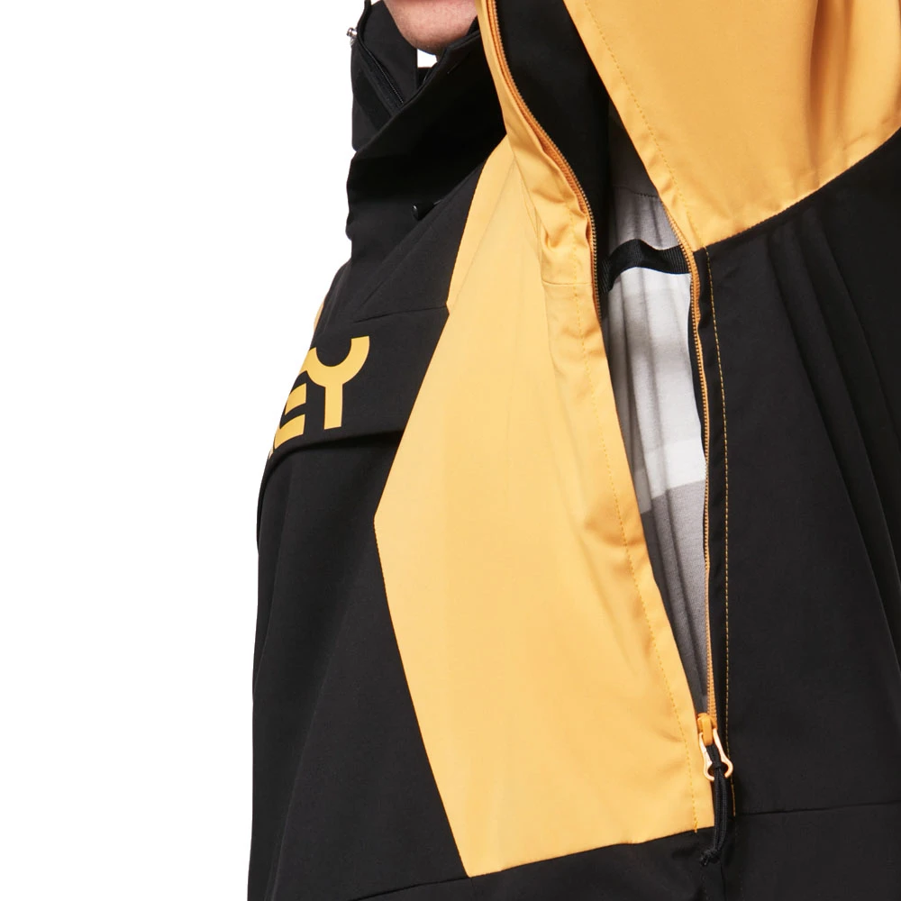 Oakley TNP Insulated Anorak Skiwindbreaker Blackout/Pure Gold Herren 5 Oakley TNP Insulated Anorak Skiwindbreaker Blackout/Pure Gold Herren - Image 3