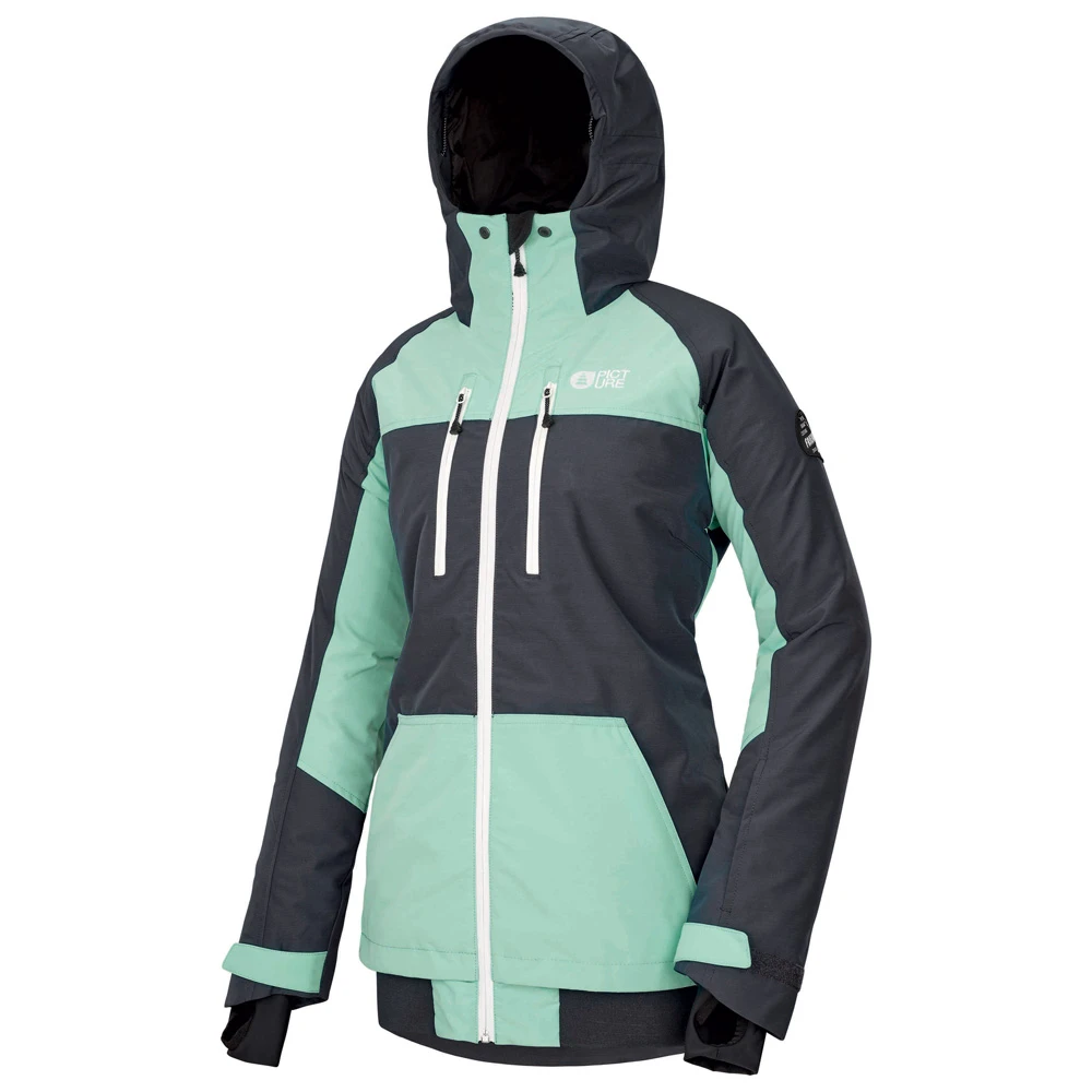 Picture Lander Print Skijacke Mint Green Damen 5 Picture Lander Print Skijacke Mint Green Damen - Image 3