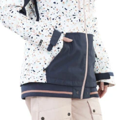 Picture Lander Skijacke Terrazo White Damen -Ski Equipment Sale picture lander wvt196 terrazo white 02 grossgX8L4TCGMGRiu