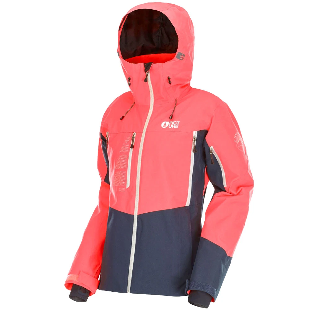 Picture Seen Skijacke Pink/Dark Blue Damen 4 Picture Seen Skijacke Pink/Dark Blue Damen - Image 2