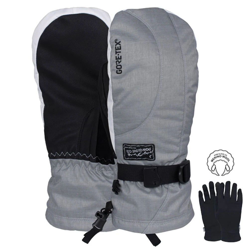Pow Crescent Gore-Tex Long Mitten Fausti Ash Damen 3 Pow Crescent Gore-Tex Long Mitten Fausti Ash Damen