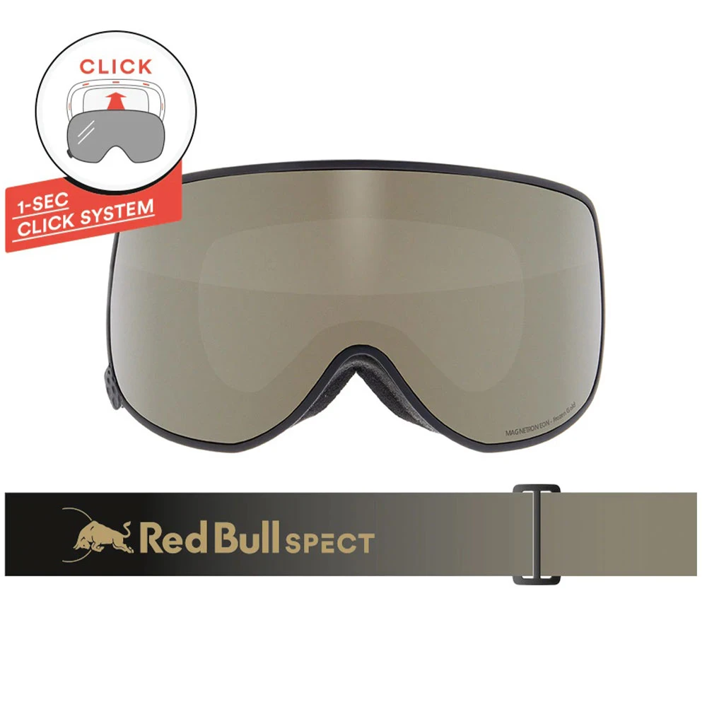 Red Bull SPECT Eyewear Magnetron Eon Skibrille Black Gold/Frozen Gold + Cloudy Snow Damen, Herren 4 Red Bull SPECT Eyewear Magnetron Eon Skibrille Black Gold/Frozen Gold + Cloudy Snow Damen, Herren - Image 2