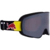 Red Bull SPECT Eyewear Rush Skibrille Black/Silver Snow Orange Damen, Herren
