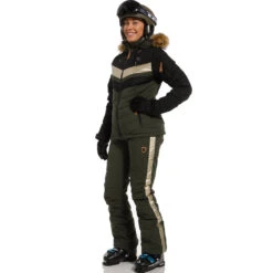 Rehall Karina-R Skijacke Olive Melange Damen -Ski Equipment Sale rehall karina 60017 4010 02 grossGvijZ2LcaJLMe