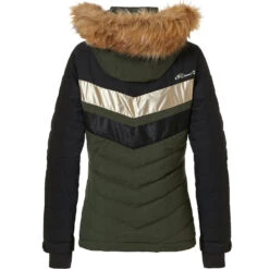 Rehall Karina-R Skijacke Olive Melange Damen -Ski Equipment Sale rehall karina 60017 4010 04 grossAeuX27PipHfaU