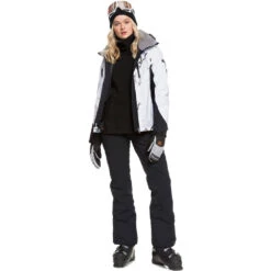 Roxy Jet Ski Snowboardjacke True Black White Birds Damen 13 Roxy Jet Ski Snowboardjacke True Black White Birds Damen -Ski Equipment Sale roxy jet ski erjtj03218 kvj2 02 grossnmraPWRjsnmtv