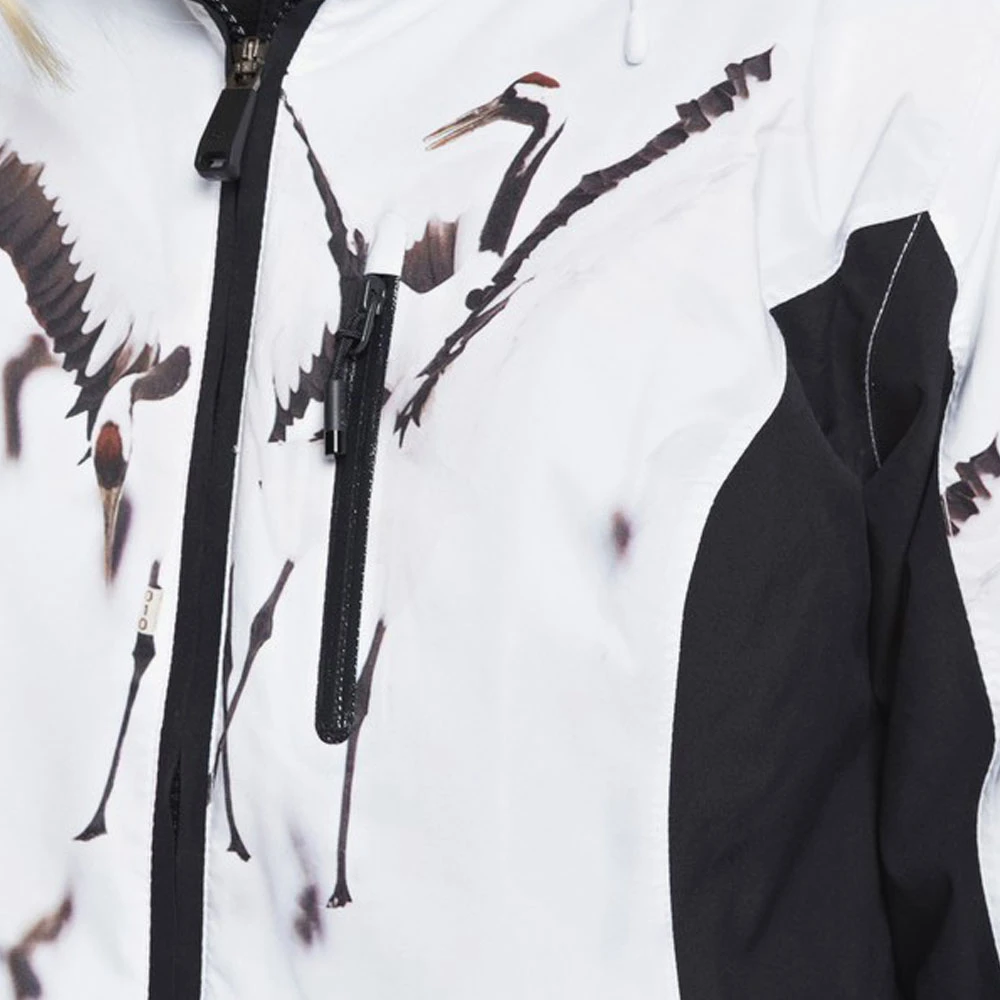 Roxy Jet Ski Snowboardjacke True Black White Birds Damen 10 Roxy Jet Ski Snowboardjacke True Black White Birds Damen - Image 8