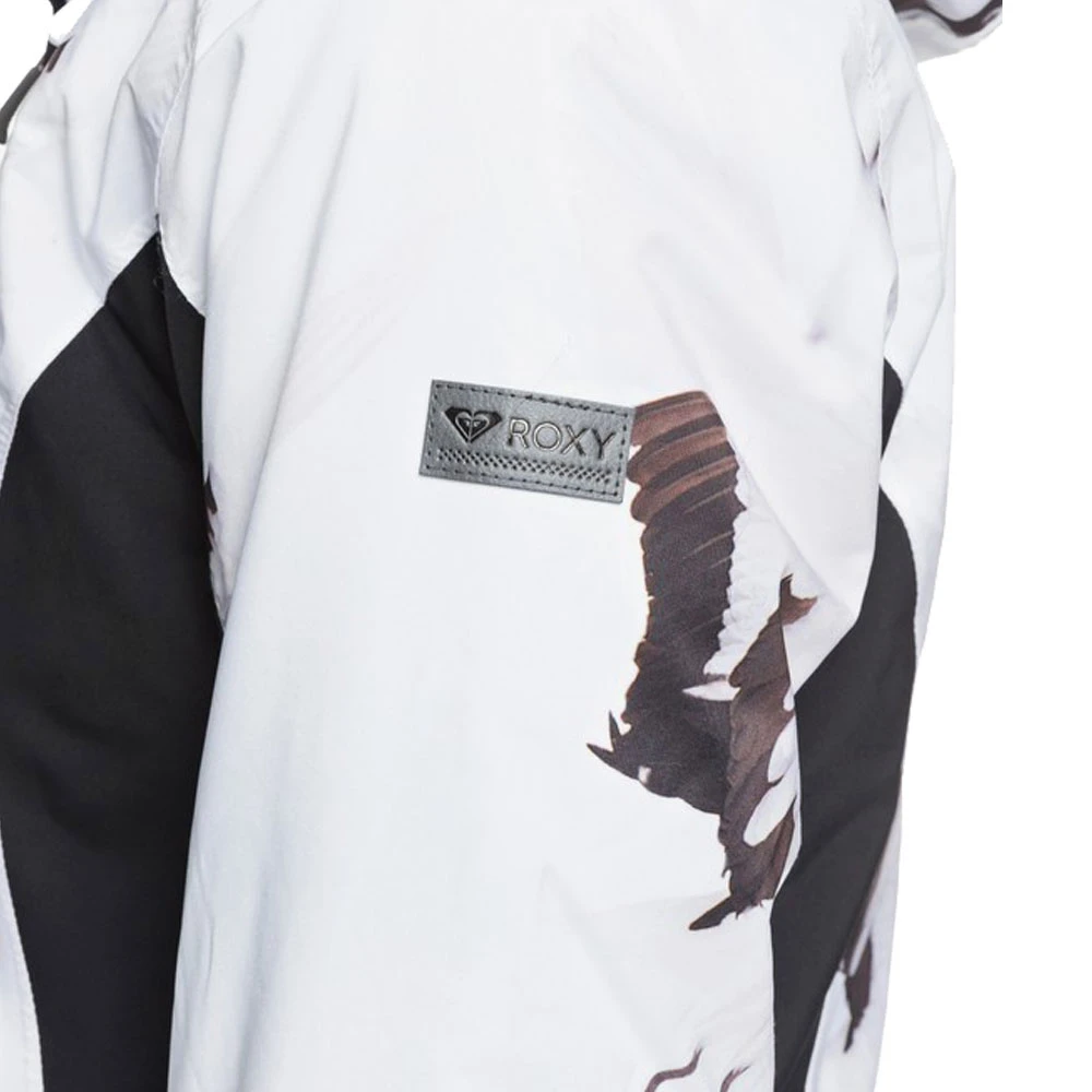 Roxy Jet Ski Snowboardjacke True Black White Birds Damen 11 Roxy Jet Ski Snowboardjacke True Black White Birds Damen - Image 9