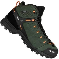 Salewa Alp Mate Mid WP Wanderschuhe Thyme/Black Herren
