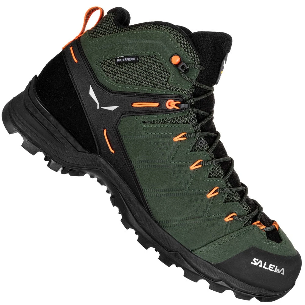 Salewa Alp Mate Mid WP Wanderschuhe Thyme/Black Herren 3 Salewa Alp Mate Mid WP Wanderschuhe Thyme/Black Herren