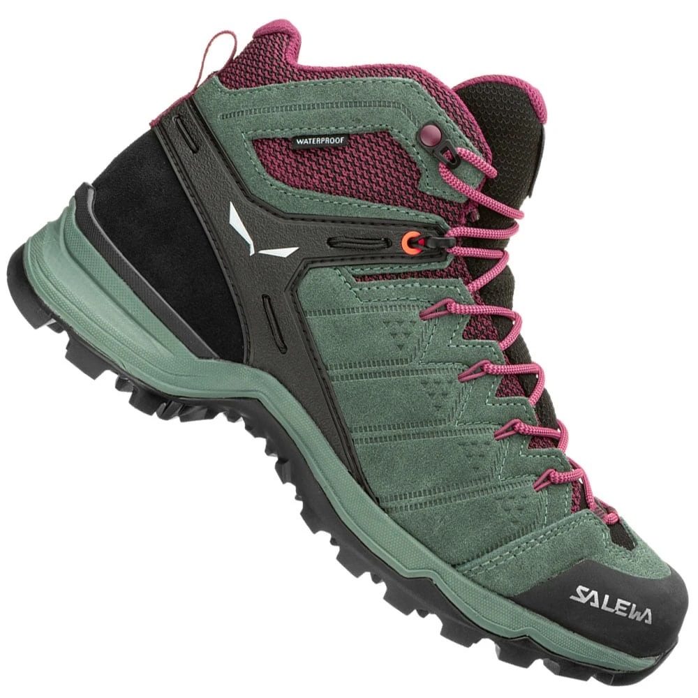 Salewa Alp Mate Mid WP Wanderschuhe Duck Green/Rhododendron Damen 3 Salewa Alp Mate Mid WP Wanderschuhe Duck Green/Rhododendron Damen