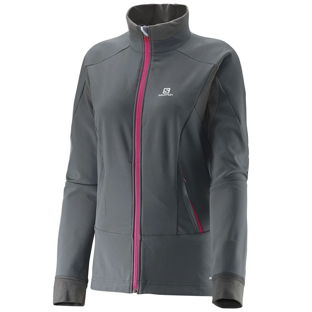 Salomon Momemtum Funktionsjacke Galet Grey Damen 3 Salomon Momemtum Funktionsjacke Galet Grey Damen