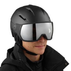 Salomon Pioneer Visor Skihelm Black/Silver Uni Herren 5 Salomon Pioneer Visor Skihelm Black/Silver Uni Herren -Ski Equipment Sale salomon pioneer visor 408356 black 01 gross