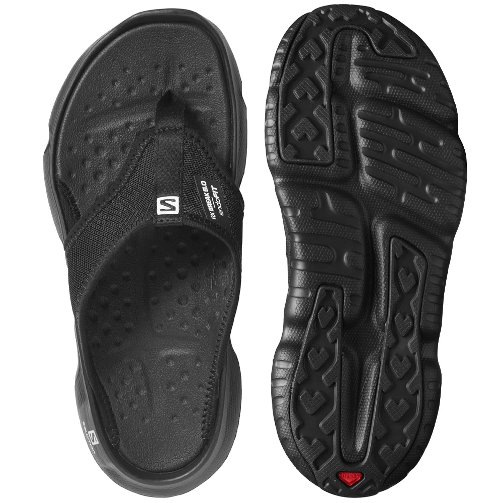 Salomon Reelax Break 5.0 Flip Flops Black Damen 5 Salomon Reelax Break 5.0 Flip Flops Black Damen - Image 3