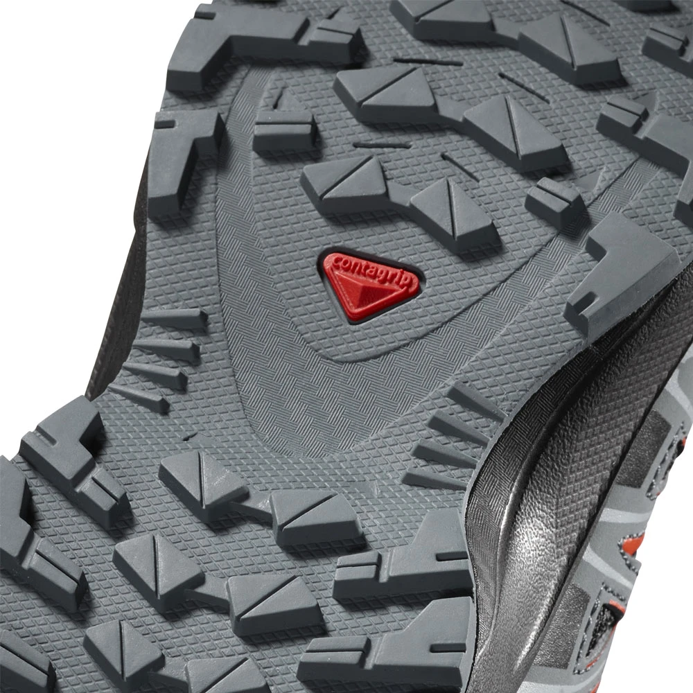 Salomon XA Pro 3D Mid Outdoorschuhe Black/Stormy Weather/Cherry Tomato Kinder 5 Salomon XA Pro 3D Mid Outdoorschuhe Black/Stormy Weather/Cherry Tomato Kinder - Image 3