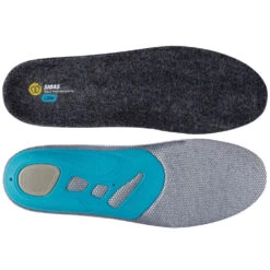 Sidas 3 Feet Merino Low Einlegesohle Blue/Grey Damen, Herren