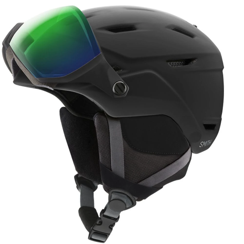 Smith Survey Wintersporthelm Mit Visier Matte Black/CP Everyday Green Mirror Damen, Herren 4 Smith Survey Wintersporthelm Mit Visier Matte Black/CP Everyday Green Mirror Damen, Herren - Image 2